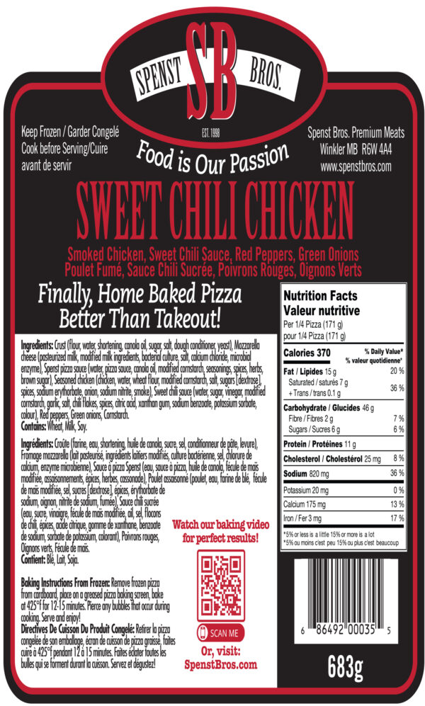 Sweet Chili Chicken Pizza (Special Order) - Image 2